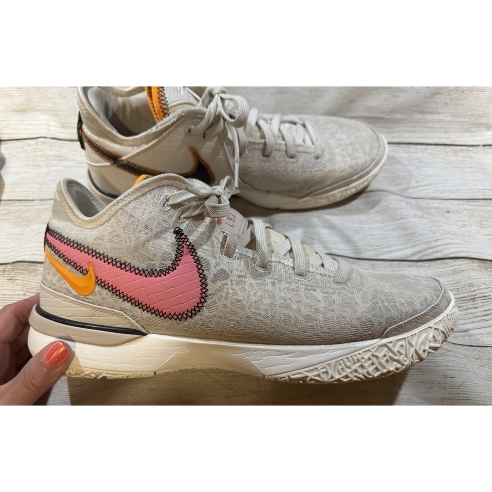 Nike Zoom LeBron NXXT Gen Light Orewood Brown Coral Chalk DR8784-100 Sz 12 - Picture 3 of 16